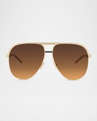 GV40117UW Aviator Metal Sunglasses