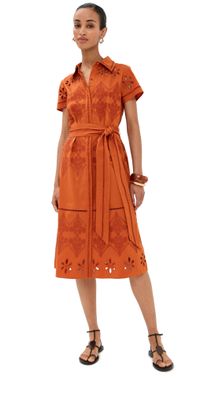 Figue Eva Dress Burnt Sienna S