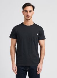 K-way - Tee-shirt col rond droit en coton - Taille XL - Noir