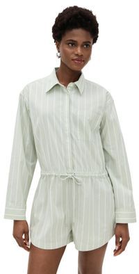 Pistola Amelie Romper Pistachio Stripe L