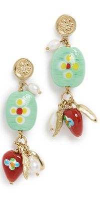 ALÉMAIS Tesori Beads and Charm Earrings Multi One Size