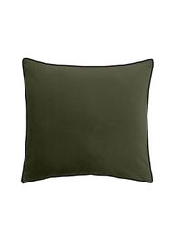 Today Linge De Maison - Coussin carré uni - Taille 45x45 - Vert