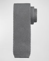 Men's Silk-Cotton Knit Tie