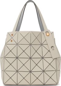 BAO BAO ISSEY MIYAKE Beige Carat Large Bag
