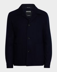 Men's Alpe Solid Jersey Chore Jacket