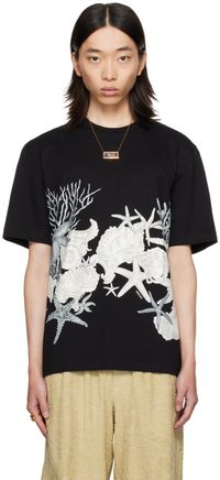 Versace Black Barocco Sea T-Shirt