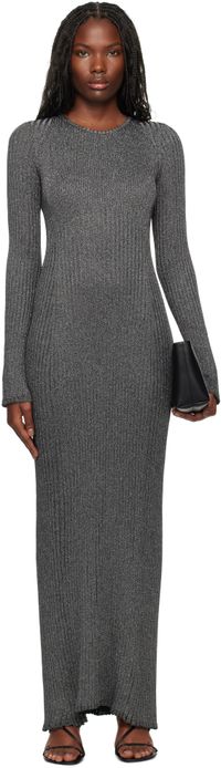 Proenza Schouler Silver Joni Maxi Dress