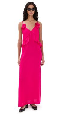 Kika Vargas Bel Dress Fuchsia 4