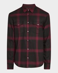 Men's Eastwood Plaid Two-Pocket Western Shirt