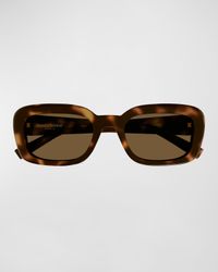 YSL Acetate Rectangle Sunglasses
