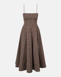 Wylie Striped Midi Dress