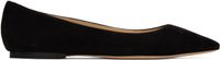 Jimmy Choo Black Romy Ballerina Flats