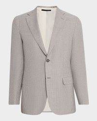 Men's Micro-Check Sport Coat