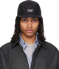 Comme des Garçons Homme Black Nylon Logo Cap