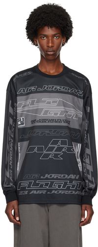 Nike Jordan Black Printed Long Sleeve T-Shirt