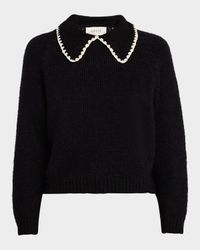 The Crochet Collar Pullover