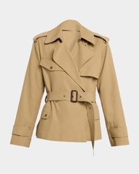 Orsina Cropped Trench Coat
