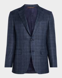 Men's Tonal Plaid Sport Coat