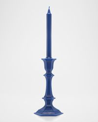 Harcourt Candlestick Candle, Blue