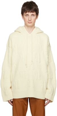 Nanushka Off-White Camal Hoodie