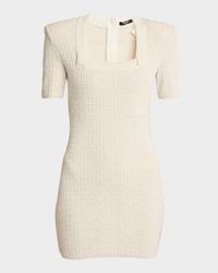 Glittered Monogram Mini Dress