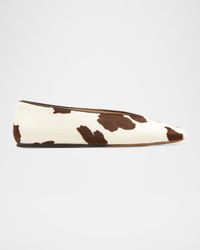 Regency Calf Hair Ballet Flats