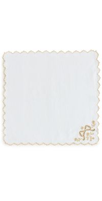 LoveShackFancy Winter Ribbon Napkins Golden Hour One Size