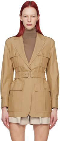 Max Mara Tan Pacos Jacket