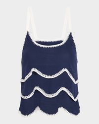 Ariel Embroidered Sleeveless Top