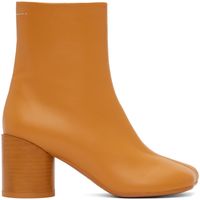 MM6 Maison Margiela Yellow Anatomic Boots