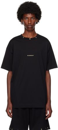 Givenchy T-shirt noir à images d'étoile