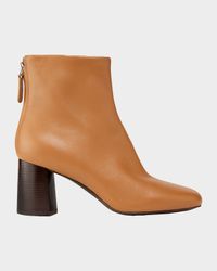 Nadia Soft Leather Ankle Boots