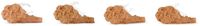 Gohar World Brown Fried Chicken Candle Set, 4 pcs