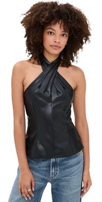 ASTR the Label Yaritza Top Black M