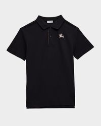Boy's Johane Cotton Pique EKD Polo Shirt, Size 3-14