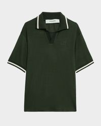 Men's Jersey Embroidered Polo Shirt