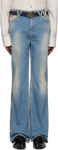 Vivienne Westwood Blue Ray 5 Pocket Jeans