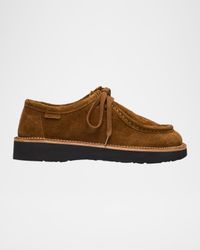 Faro Suede Lace-Up Derby Shoes
