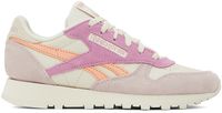 Reebok Classics Baskets blanc cassé et rose - Classic Leather