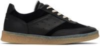 MM6 Maison Margiela Baskets de court noires à logo numérique