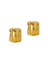 Women's Amalfi 19K Yellow Gold Cuff Earrings - Gold