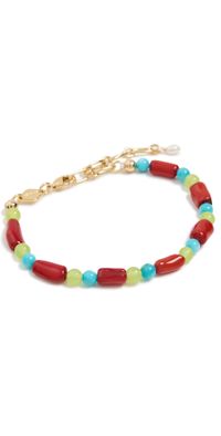Anni Lu Red Crush Bracelet Gold One Size