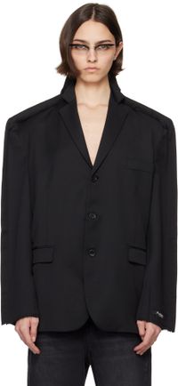 Prototypes Black Outline Tailored Blazer