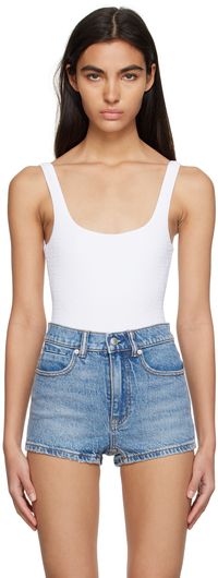 alexanderwang.t White Textured Bodysuit