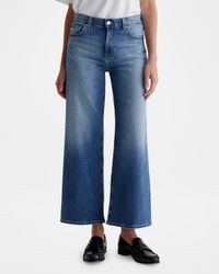 Saige Wide-Leg Crop Jeans