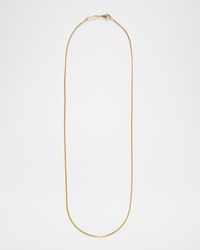 18K Yellow Gold Cascade Chain Necklace, 20"L