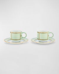 Diva Coffee Set for Two, Verde