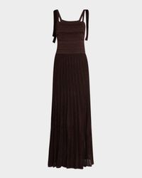 Lucky Metallic Tie Dress