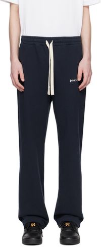 Palm Angels Navy Slim Sweatpants