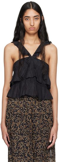 Isabel Marant Etoile Black Daren Camisole